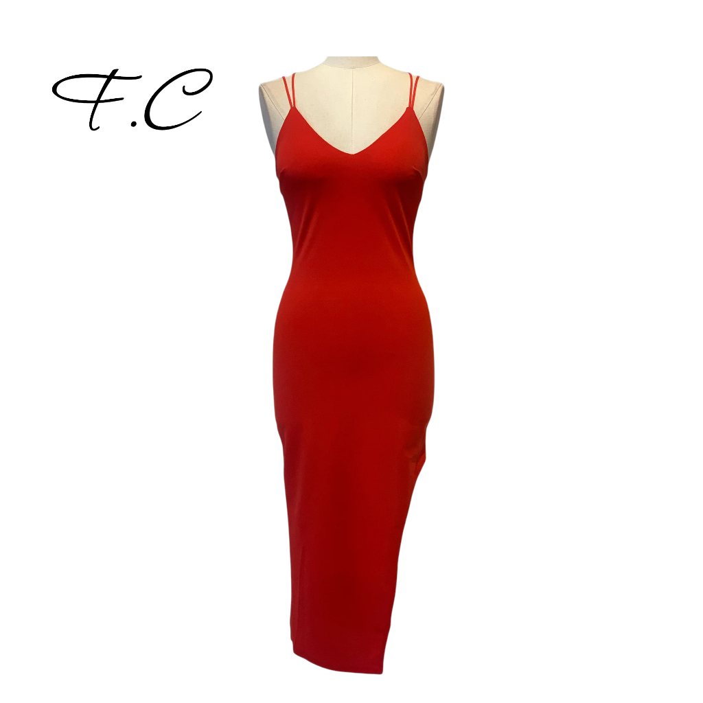 Vestido corto liso
