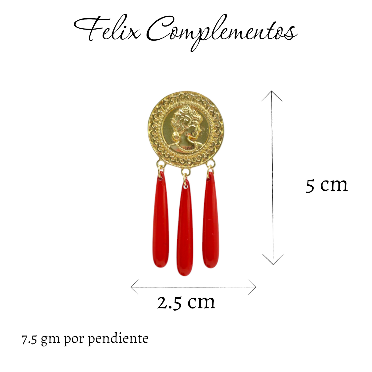 Pendiente modelo Fluir