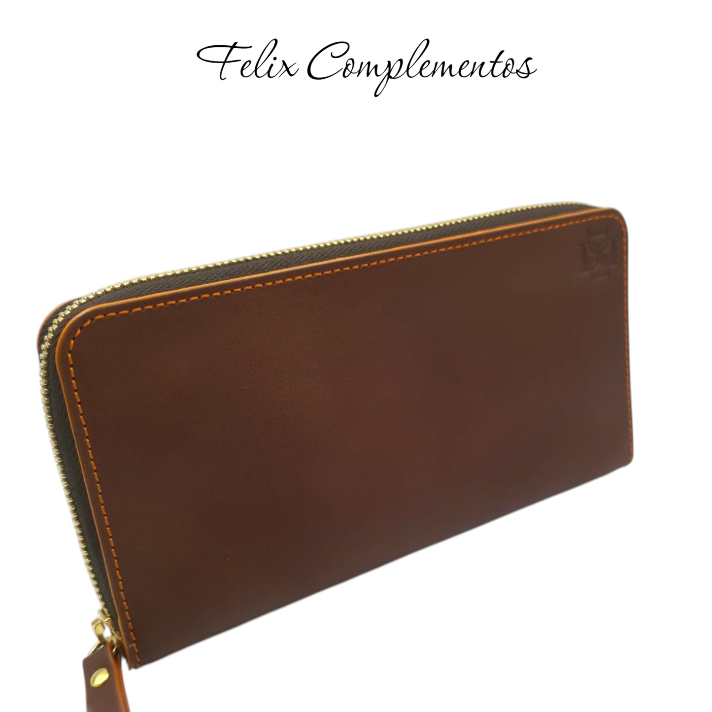Monedero Marron cerezo (Piel)