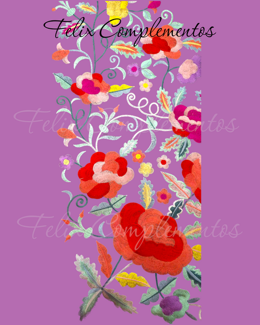 Manton pequeño lila