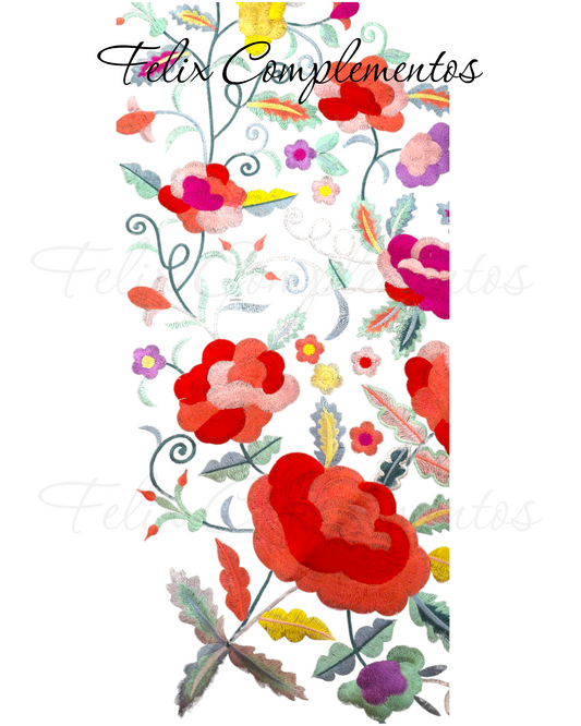 Manton pequeño blanco