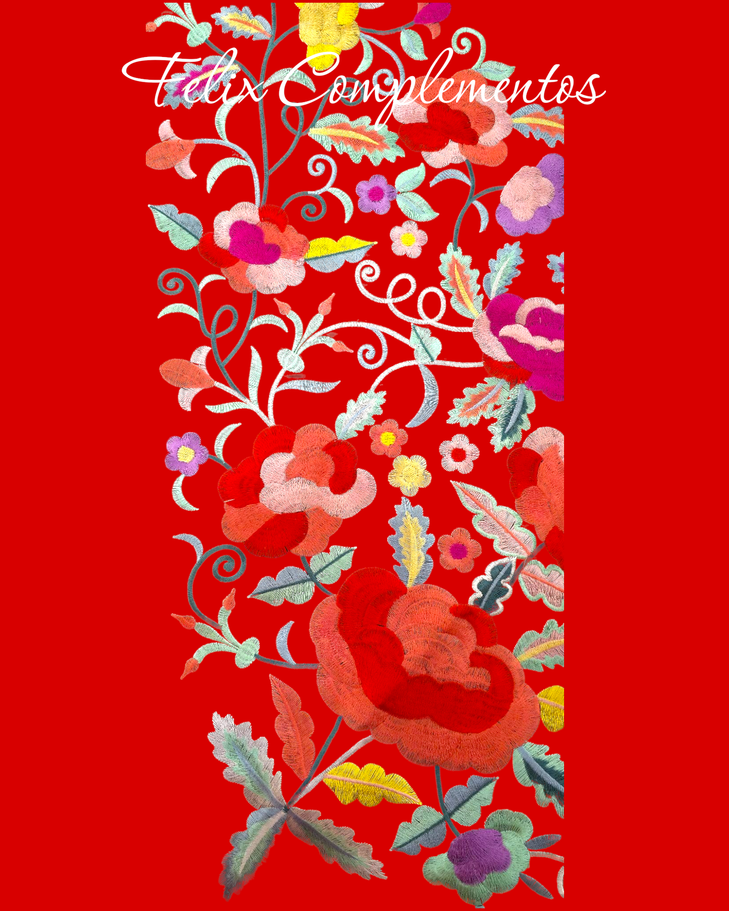 Small red shawl