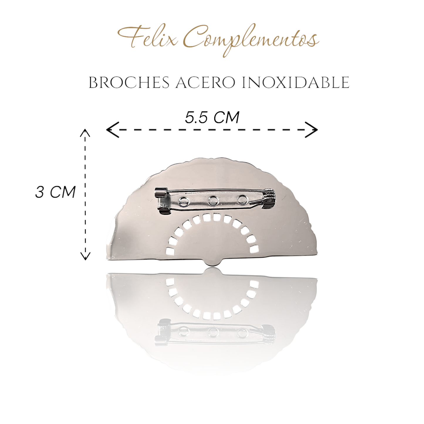 Pack manton beige y broche