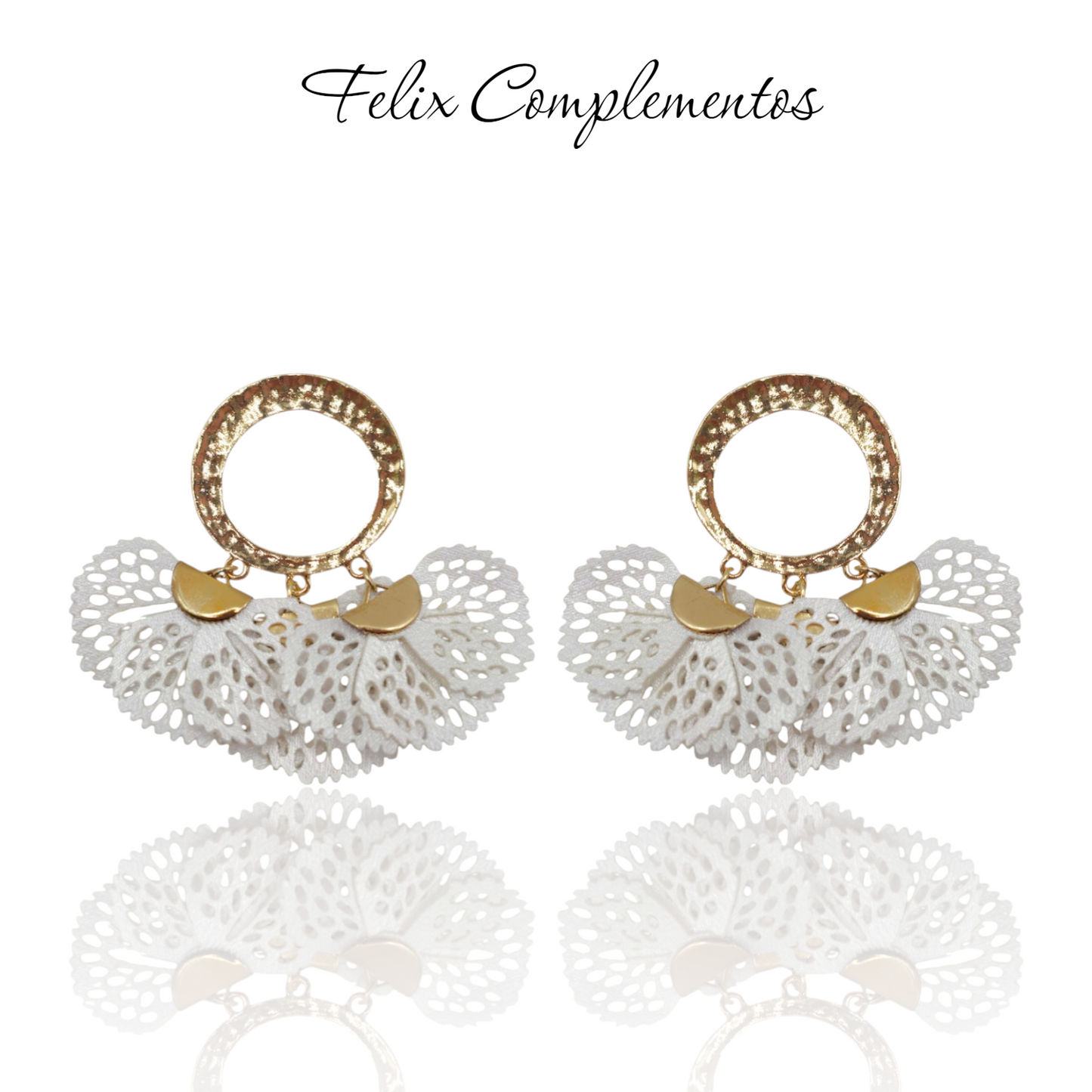 Flamenco petal earring