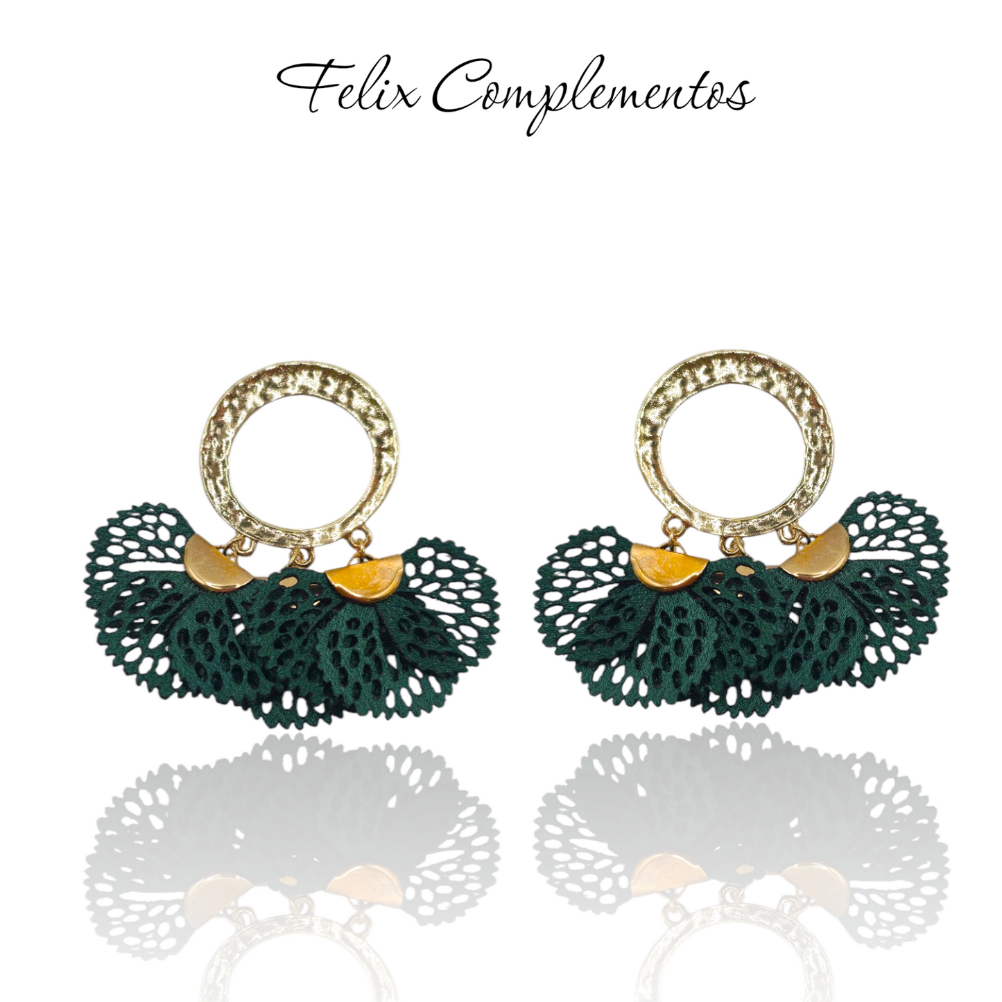 Flamenco petal earring