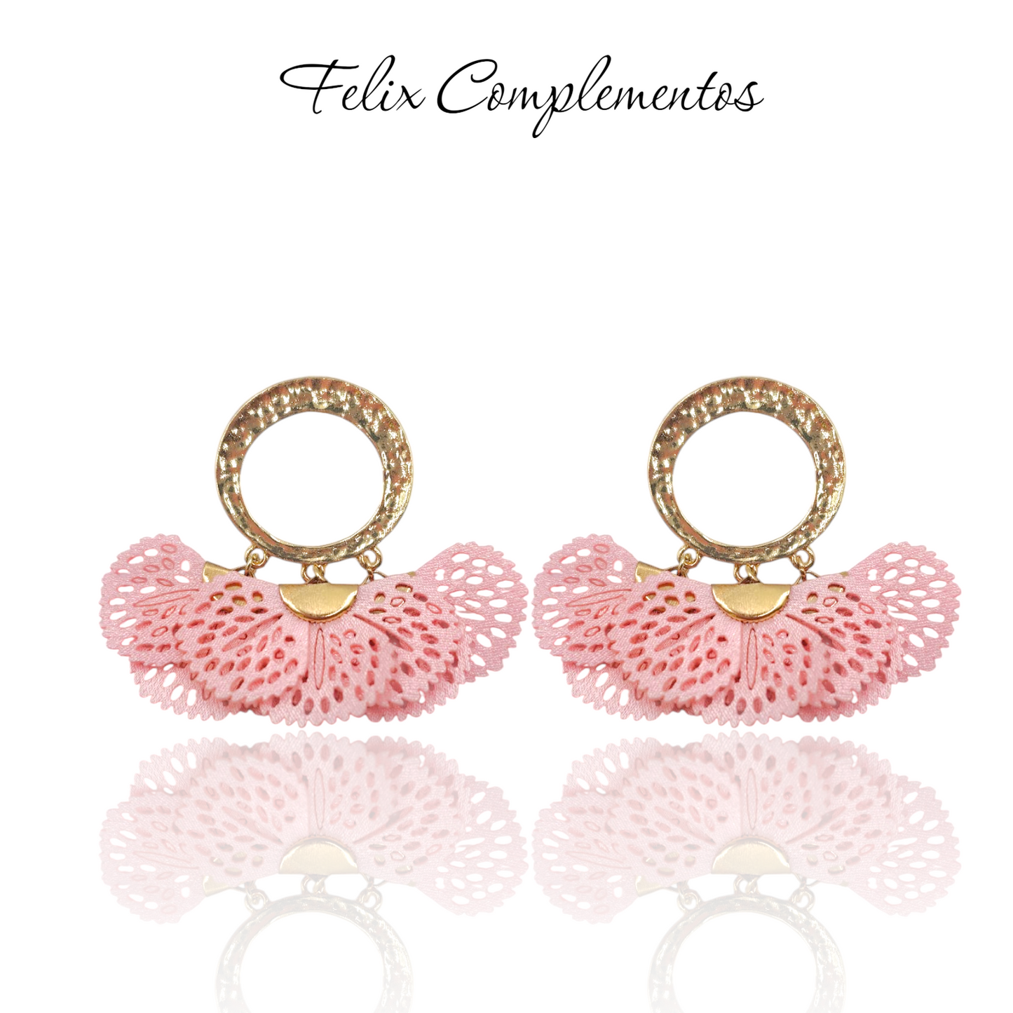 Flamenco petal earring