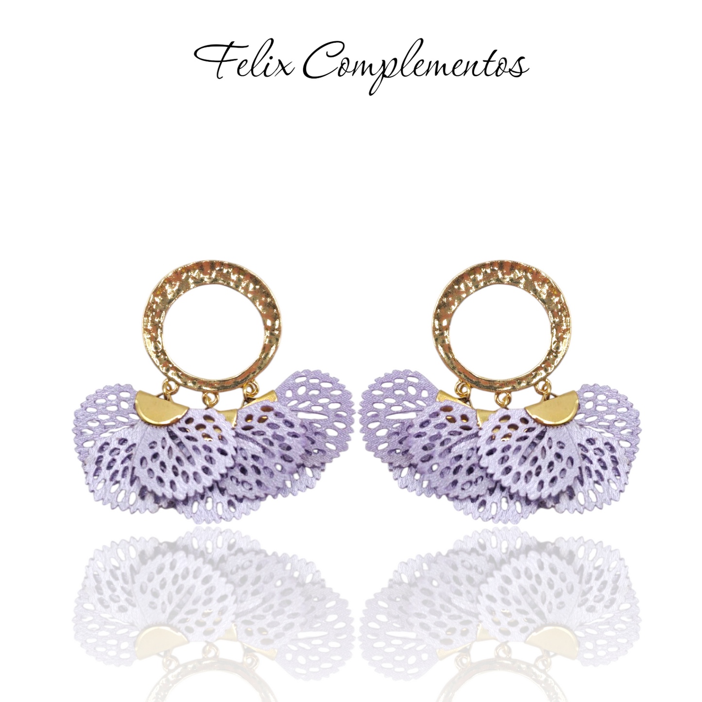 Flamenco petal earring