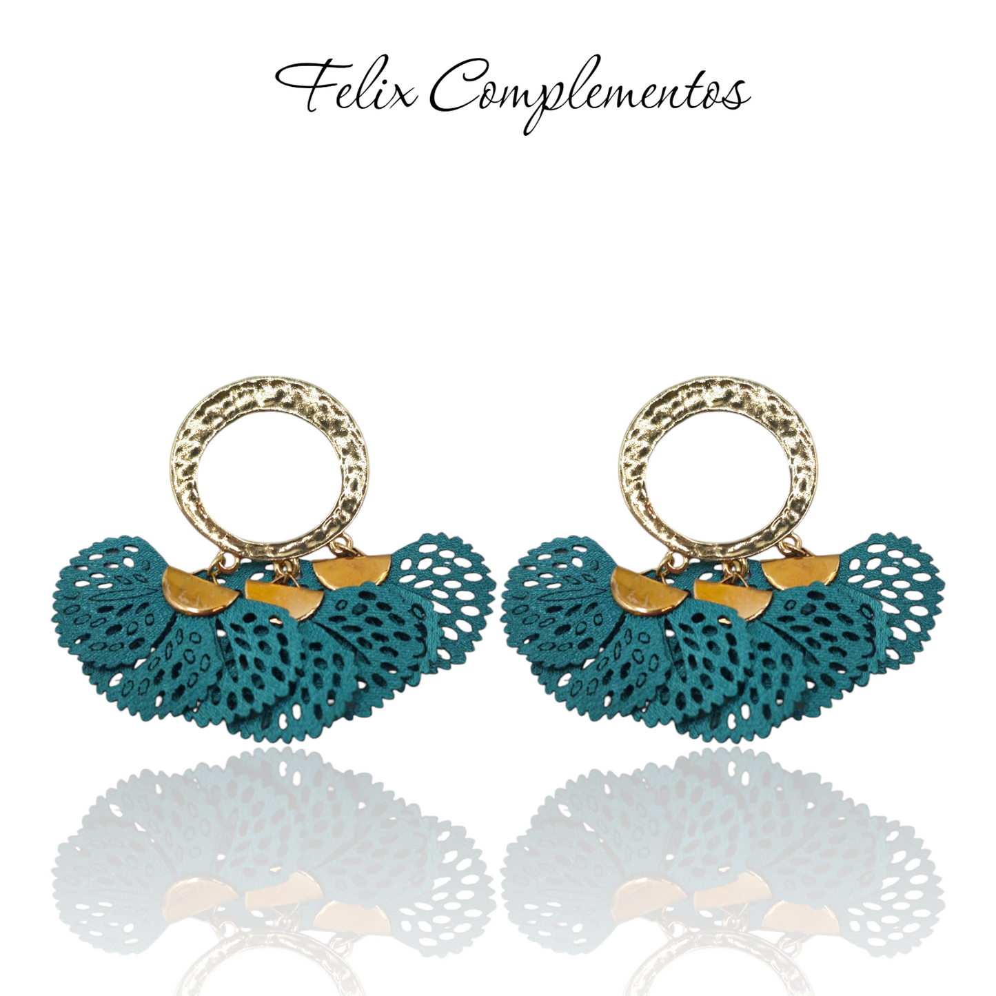 Flamenco petal earring