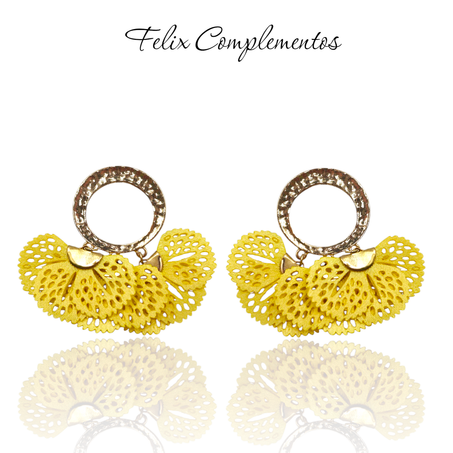 Flamenco petal earring