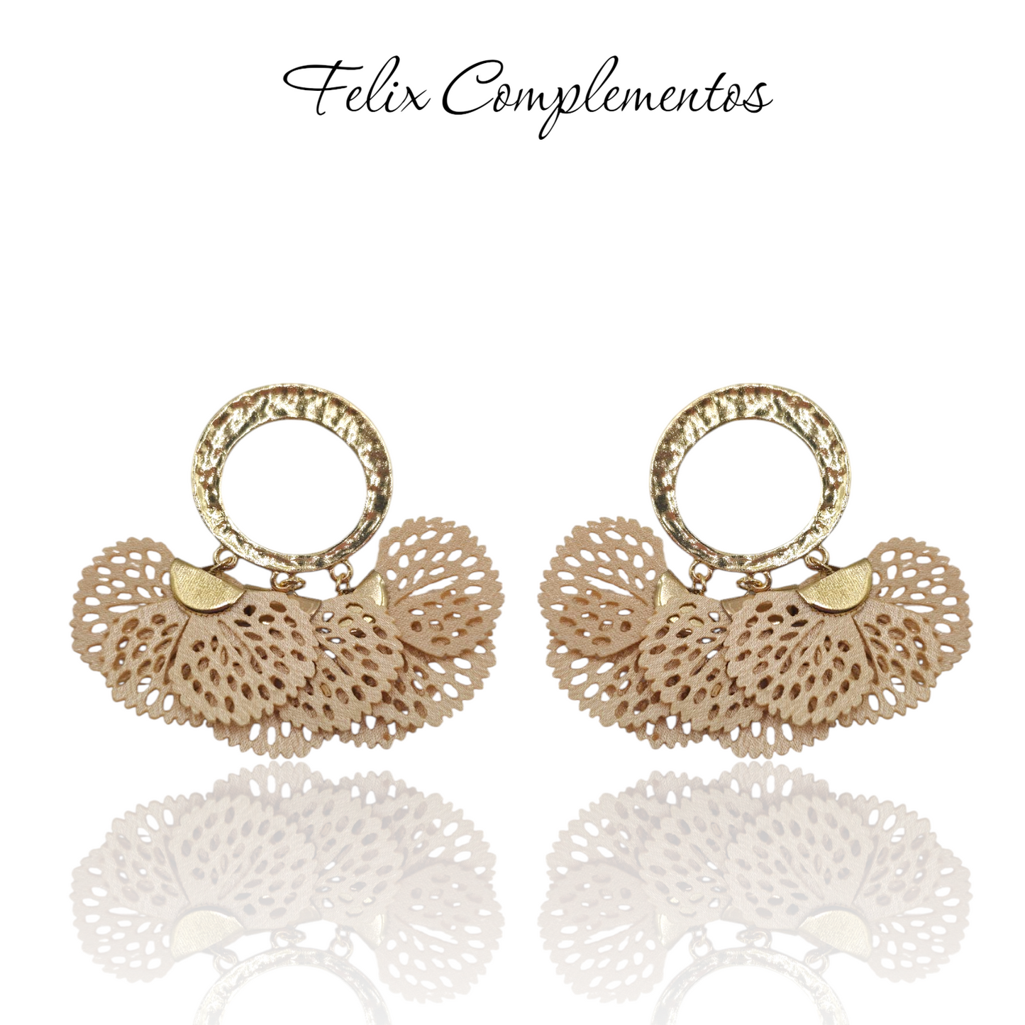 Flamenco petal earring