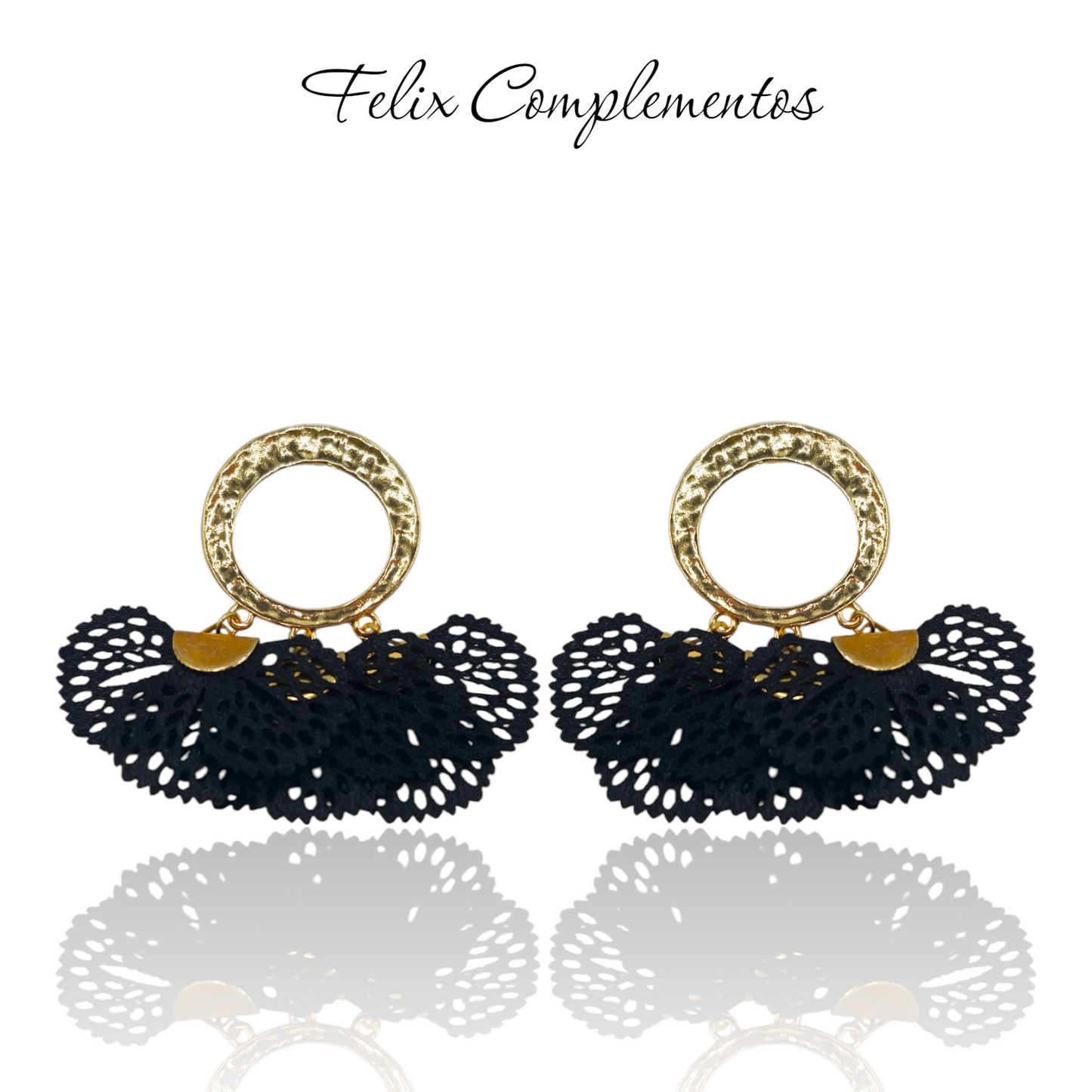 Flamenco petal earring