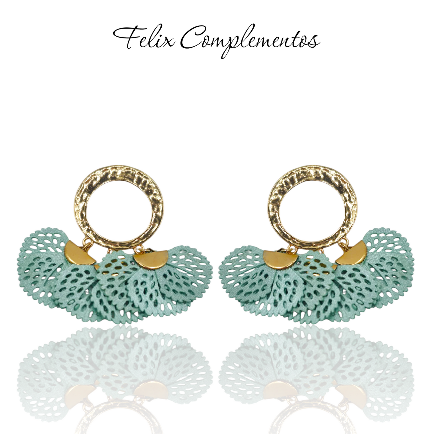 Flamenco petal earring