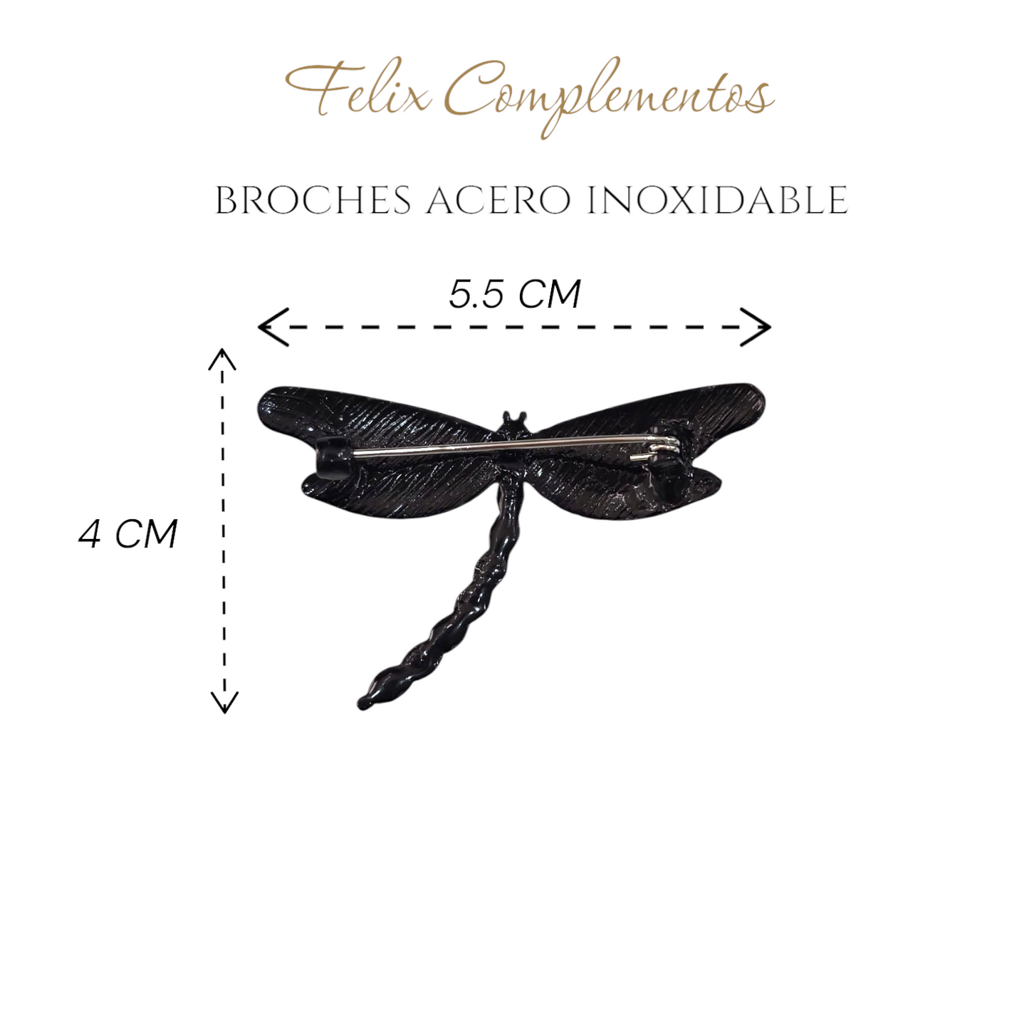 Broche libelulas fusion