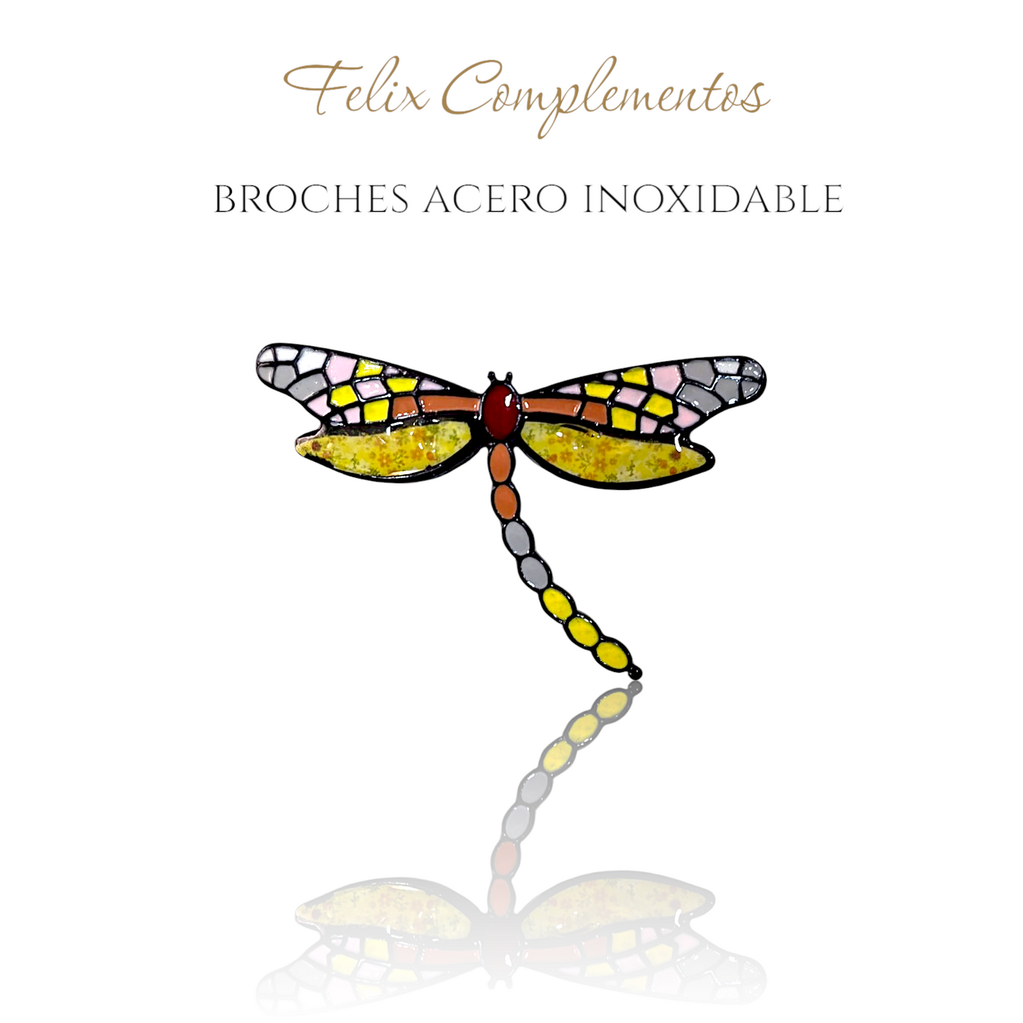 Broche libelulas fusion