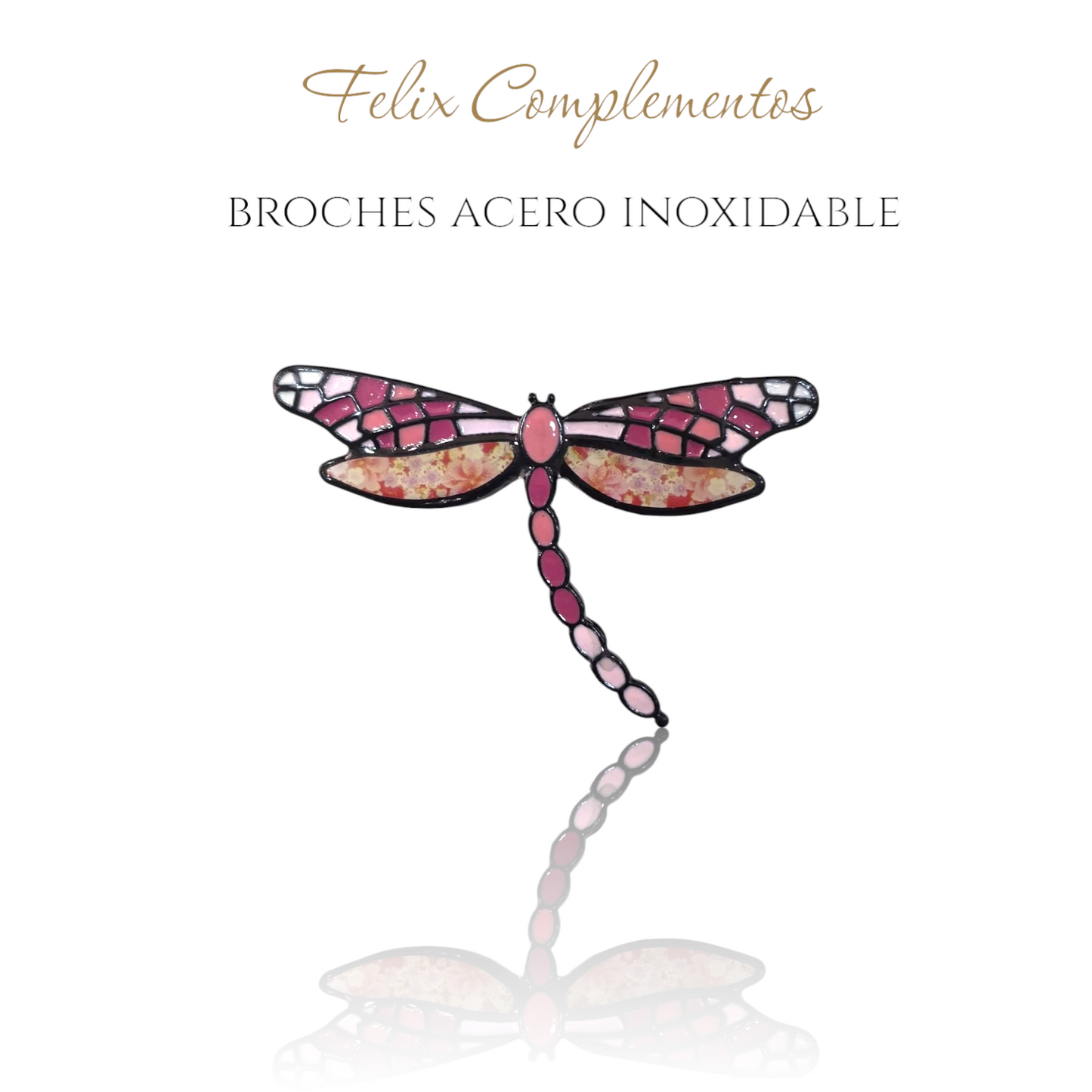Broche libelulas fusion