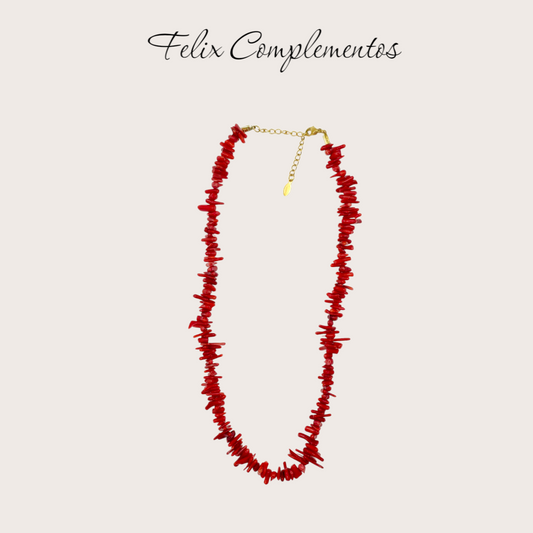 Large coral necklace