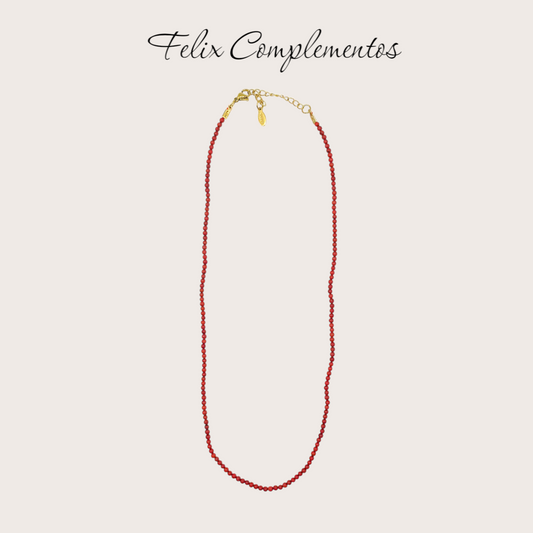 Large coral necklace