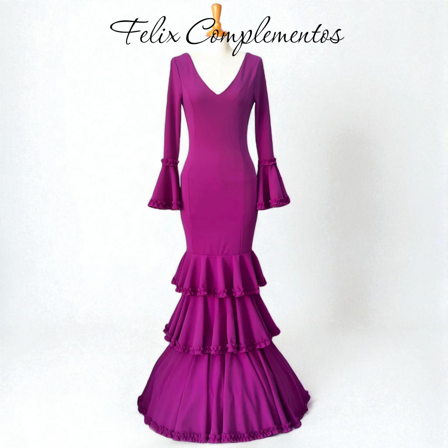 Vestido flamenca Buganvilla (M3)