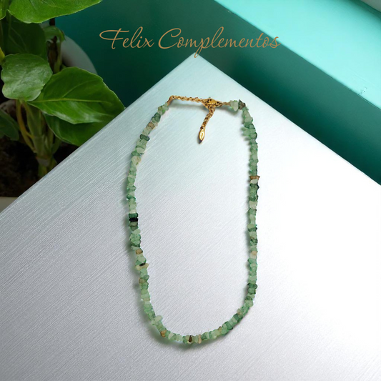 Natural stone necklace