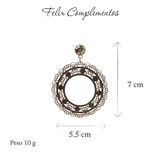 Pendiente Dorado viejo (M3)