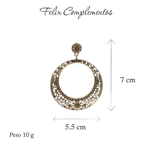 Pendiente Dorado viejo (M3)