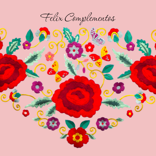 Manton Tres Rosas (Rosa)