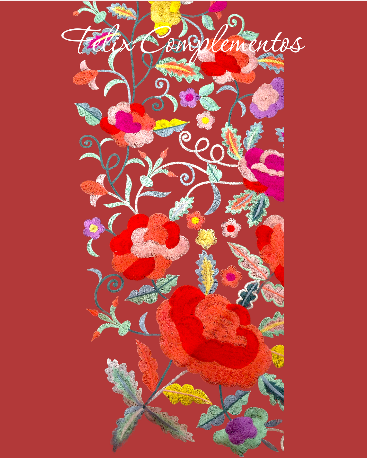 Small red shawl