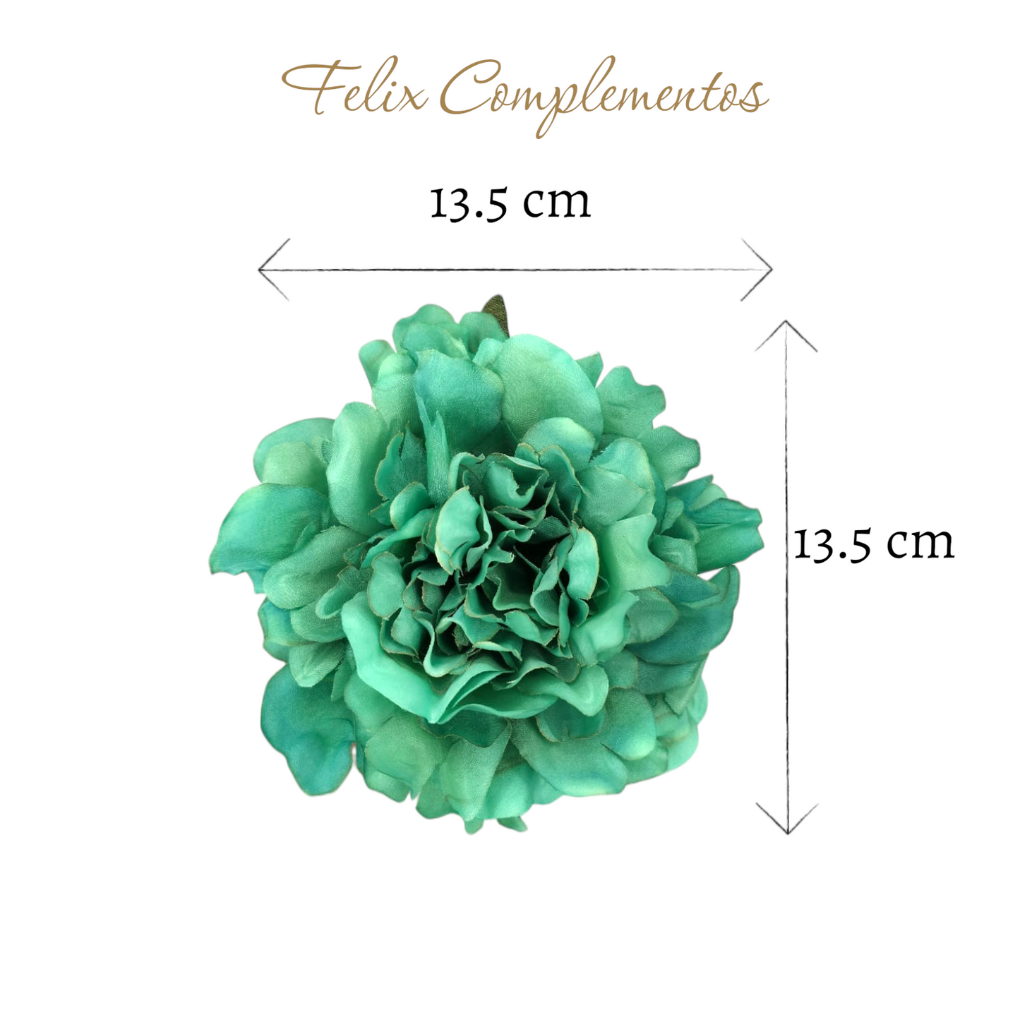 Peonia verde aguamarina