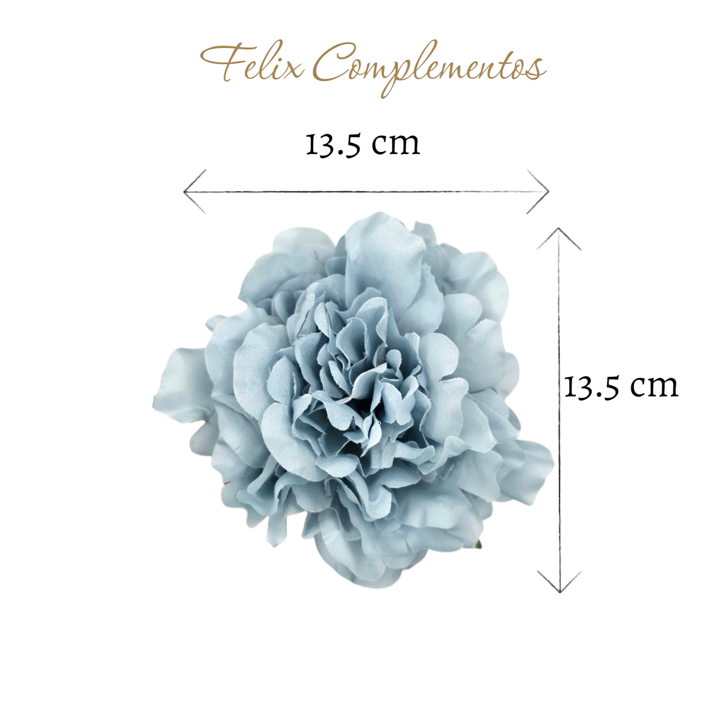 Peonia gris azulado