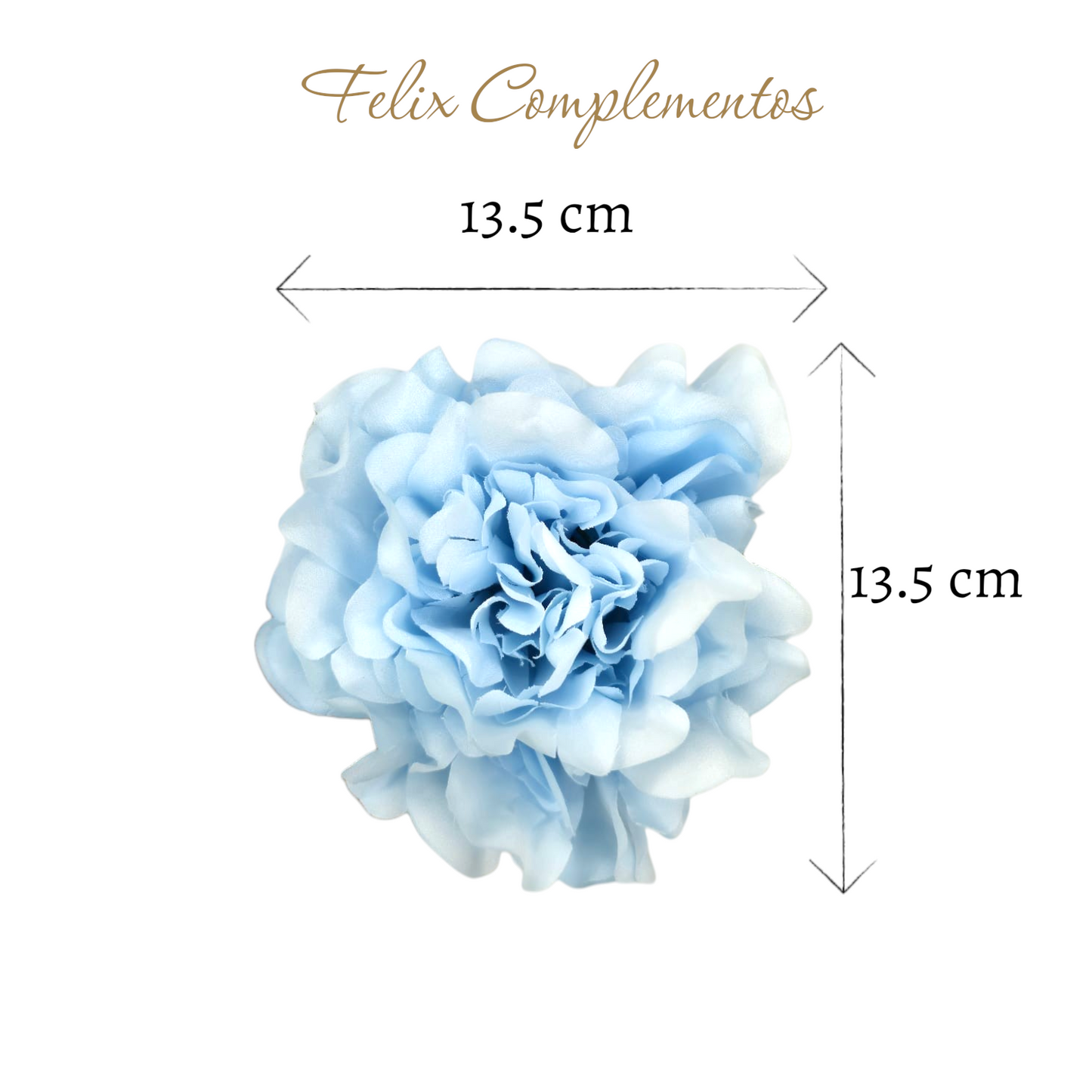 Peonia azul empolvado