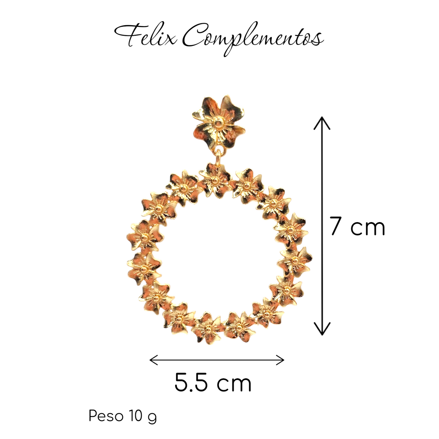 Pendiente Dorado Aro (F5)