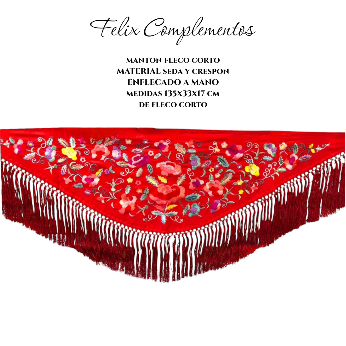 Small red shawl