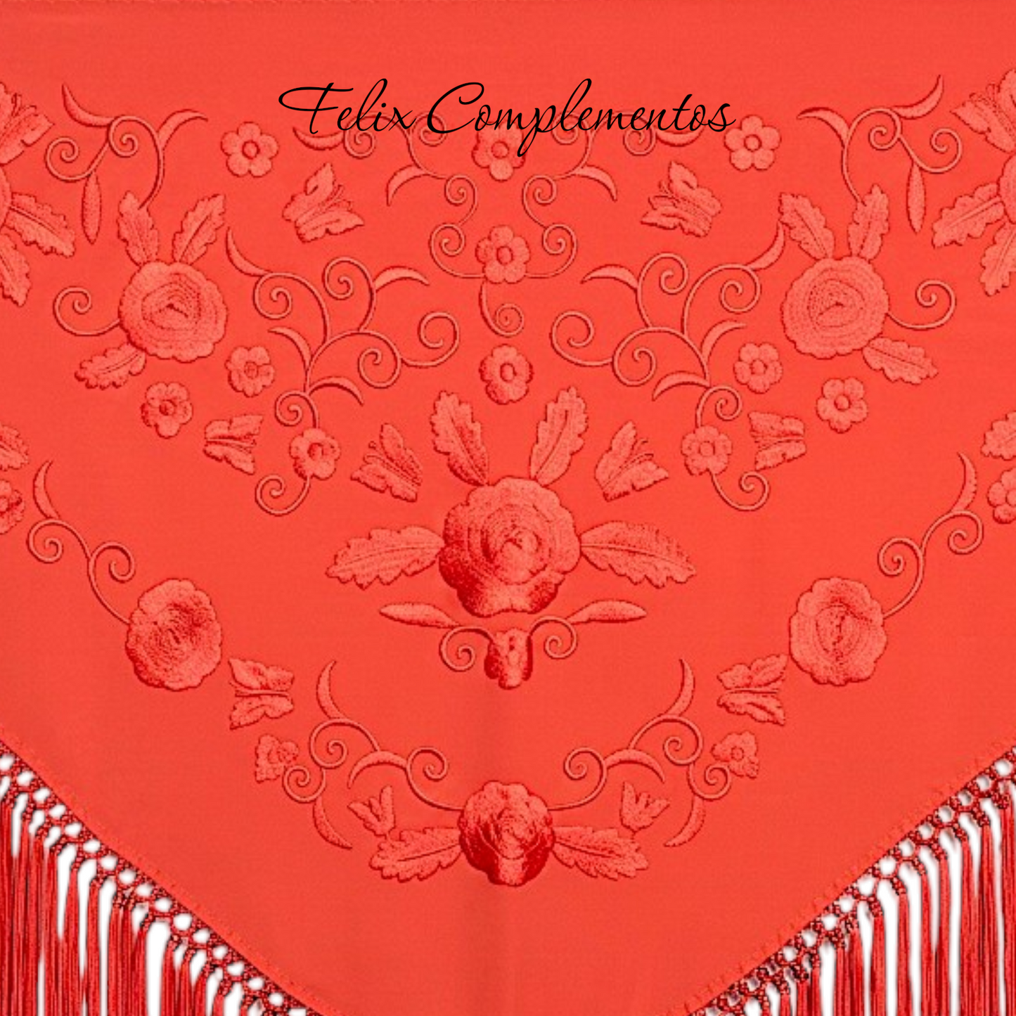 Manton Grande Coral con Coral