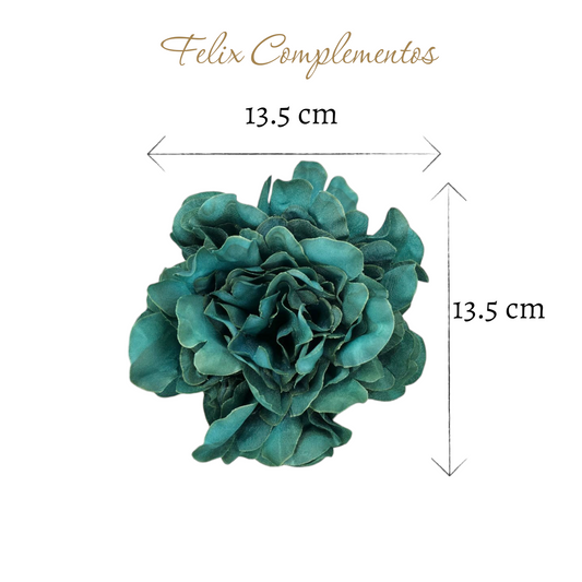 Peonia verde azulado