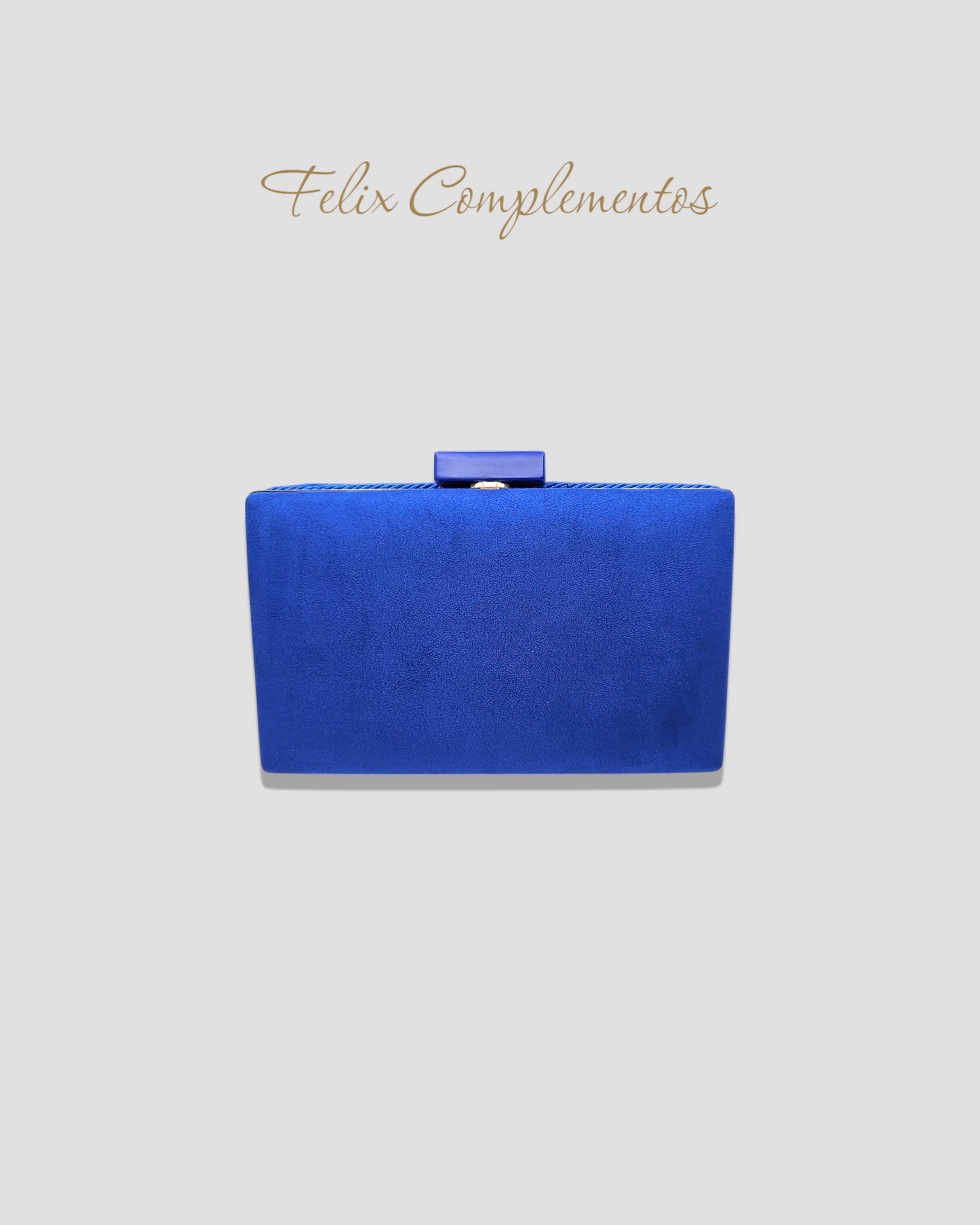 Bolso con diseño cuerda color azul