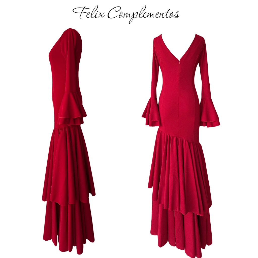Vestido flamenca rojo (M1)