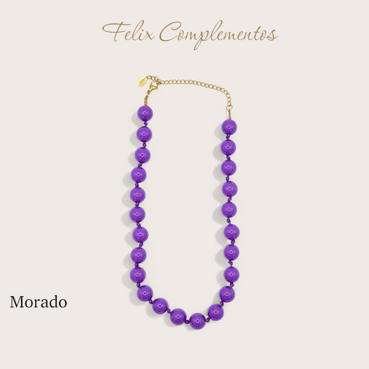 Collar de bolas 8mm