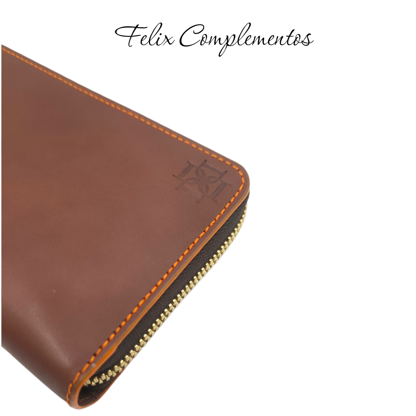 Monedero Marron cerezo (Piel)