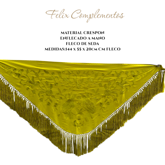 Pistachio green shawl (olive green)