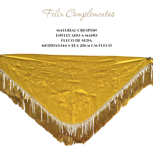 Mustard shawl with mustard