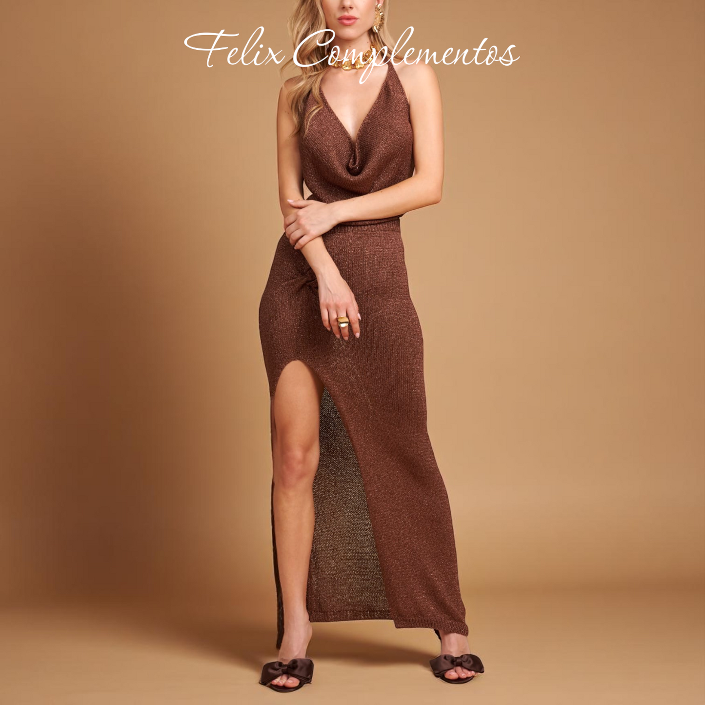 Vestido puntos 2 piezas