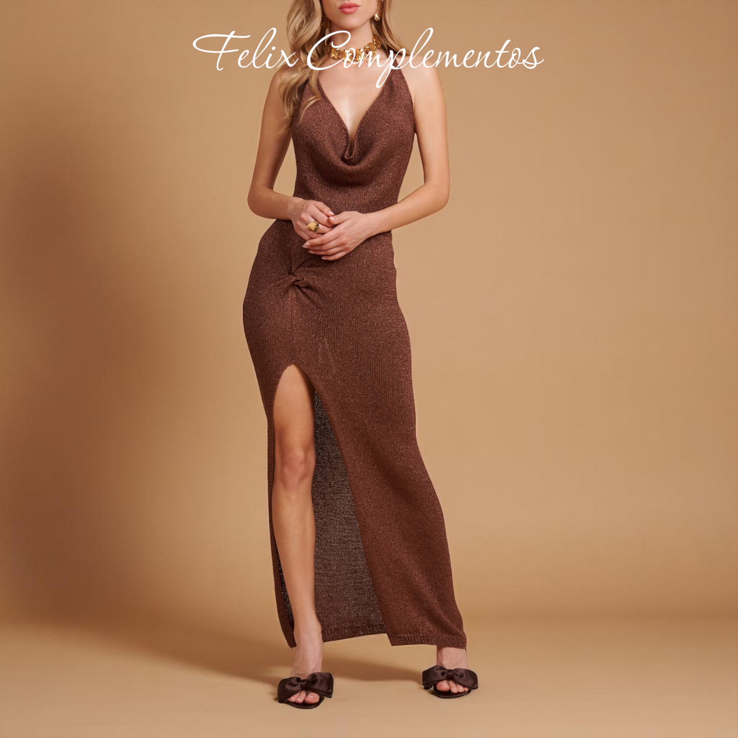 Vestido puntos 2 piezas