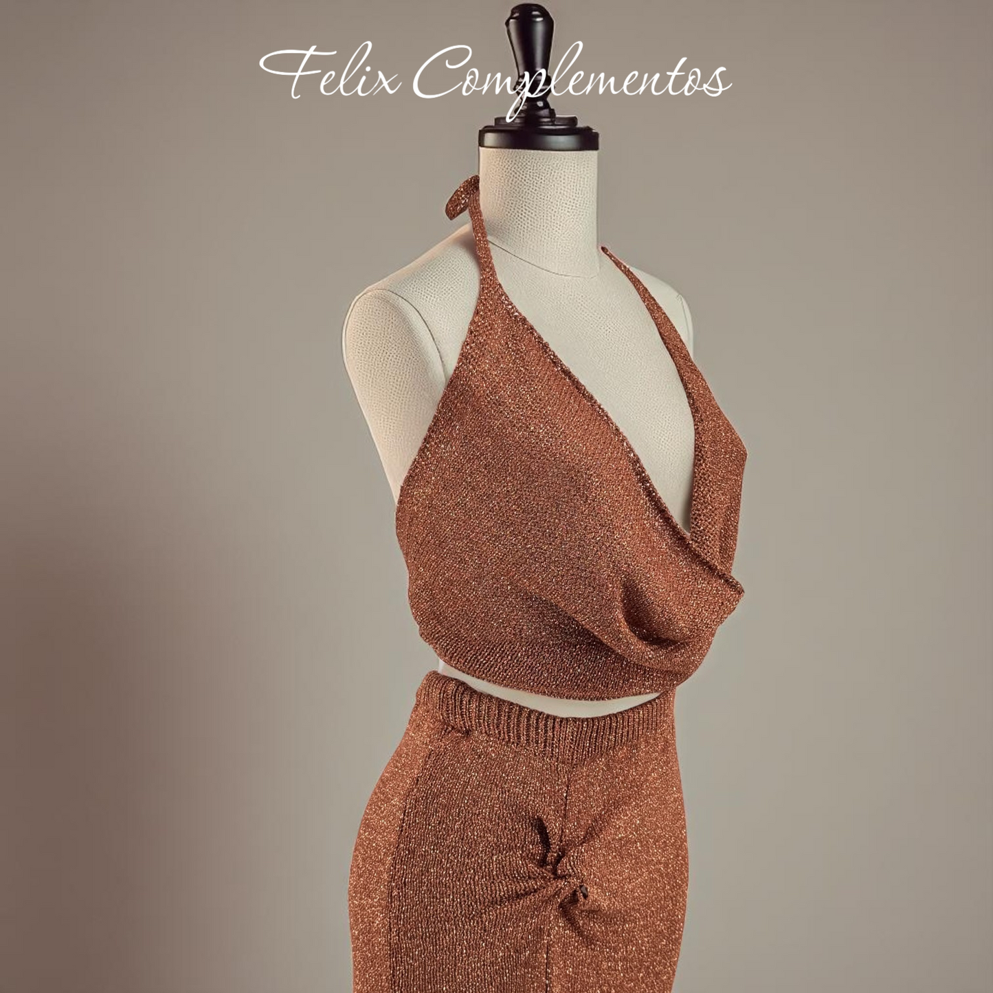 Vestido puntos 2 piezas