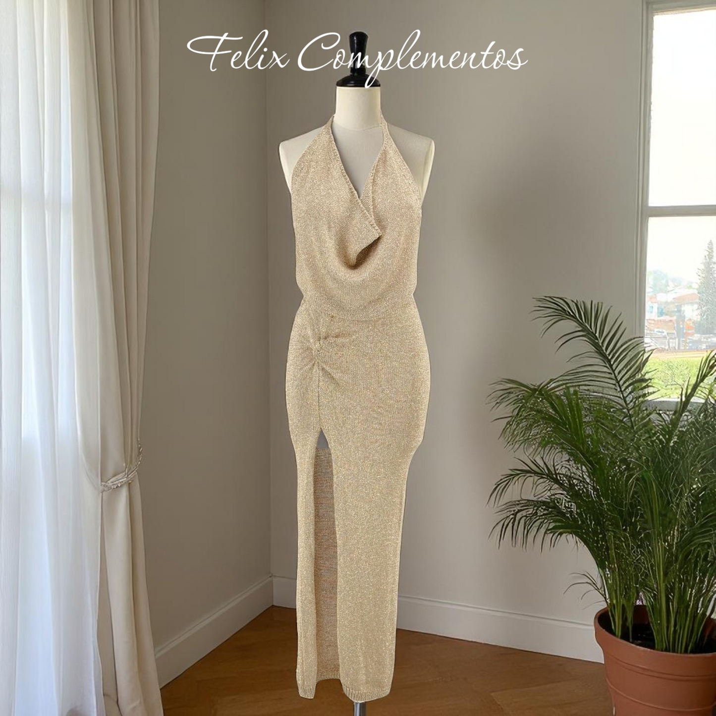 Vestido puntos 2 piezas