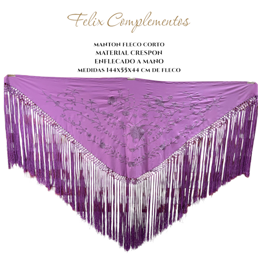 Manton lila con lila (Modelo F)