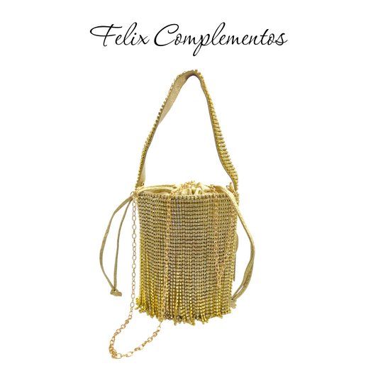 Bolso lagrimas de oro