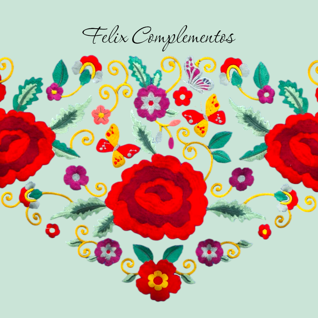 Manton Tres Rosas Verde Menta