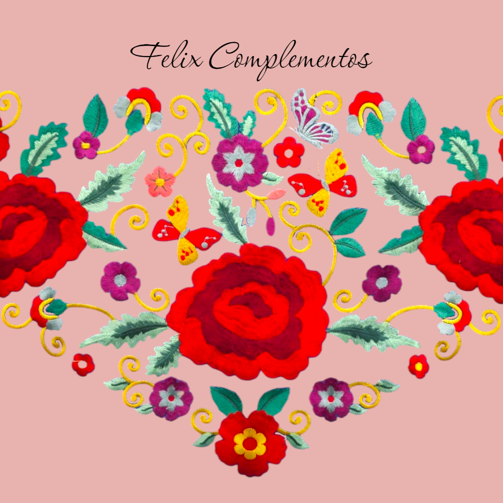 Large beige flower shawl