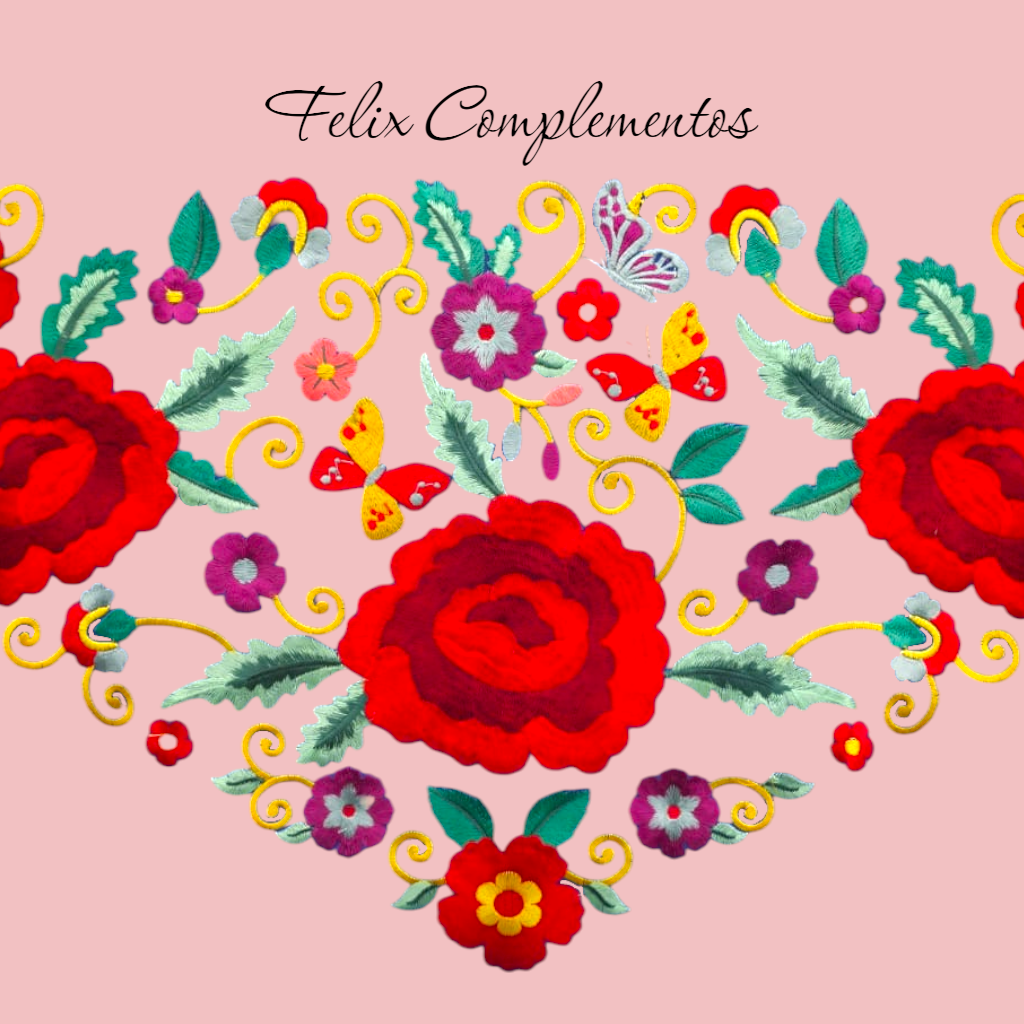 Manton Tres Rosas (Rosa)