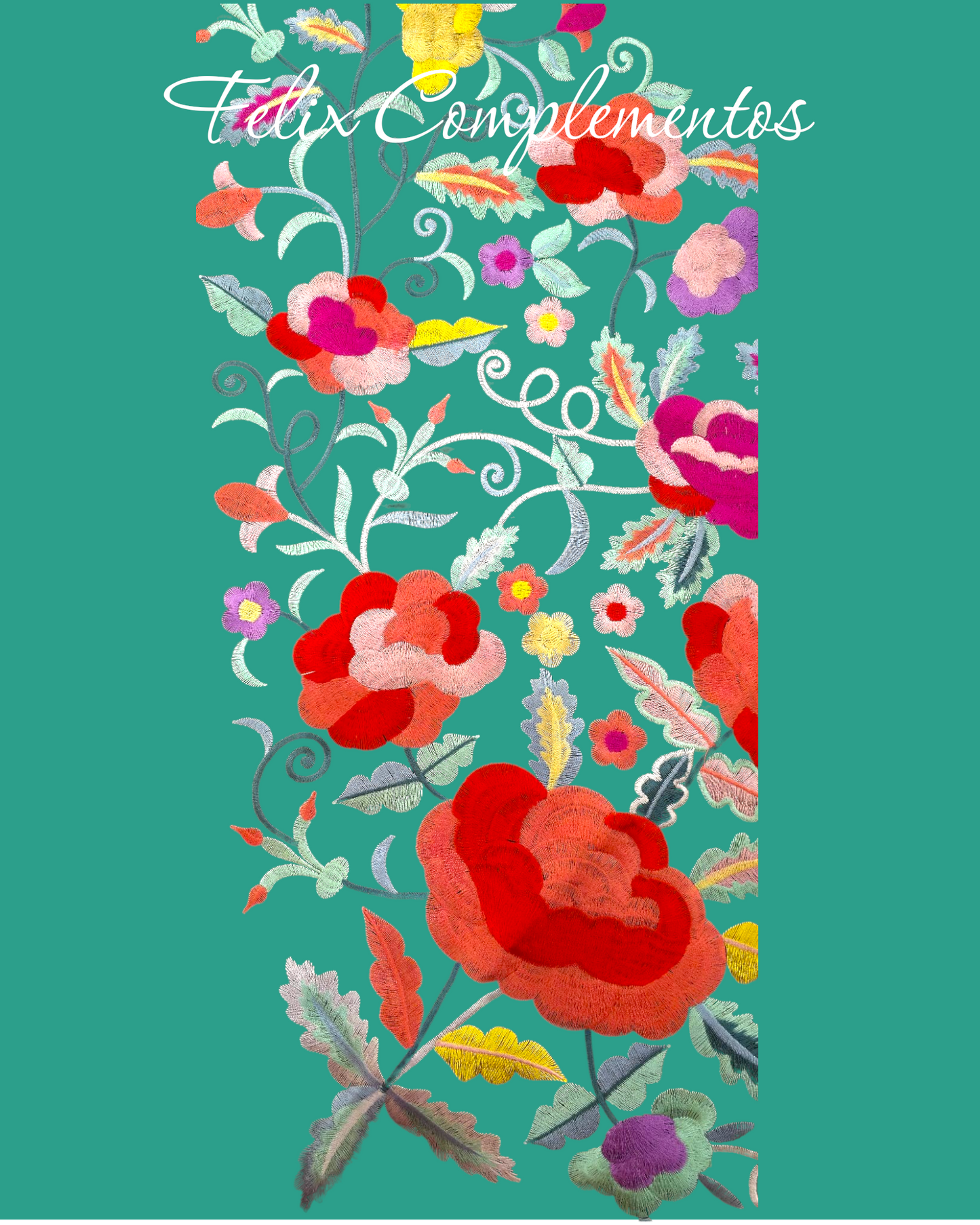 Manton pequeño Aguamarina